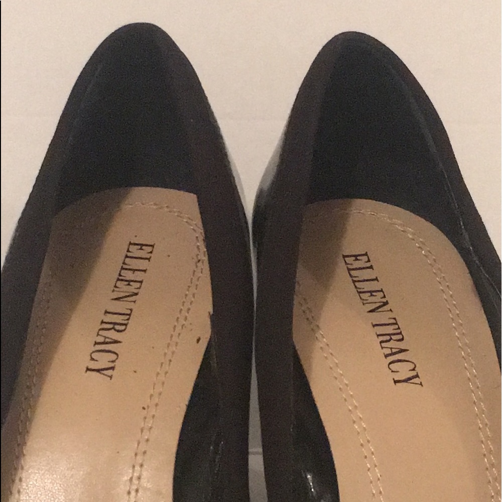 Ellen Tracy Patent Leather Wedge Pumps - Picture 9 of 13